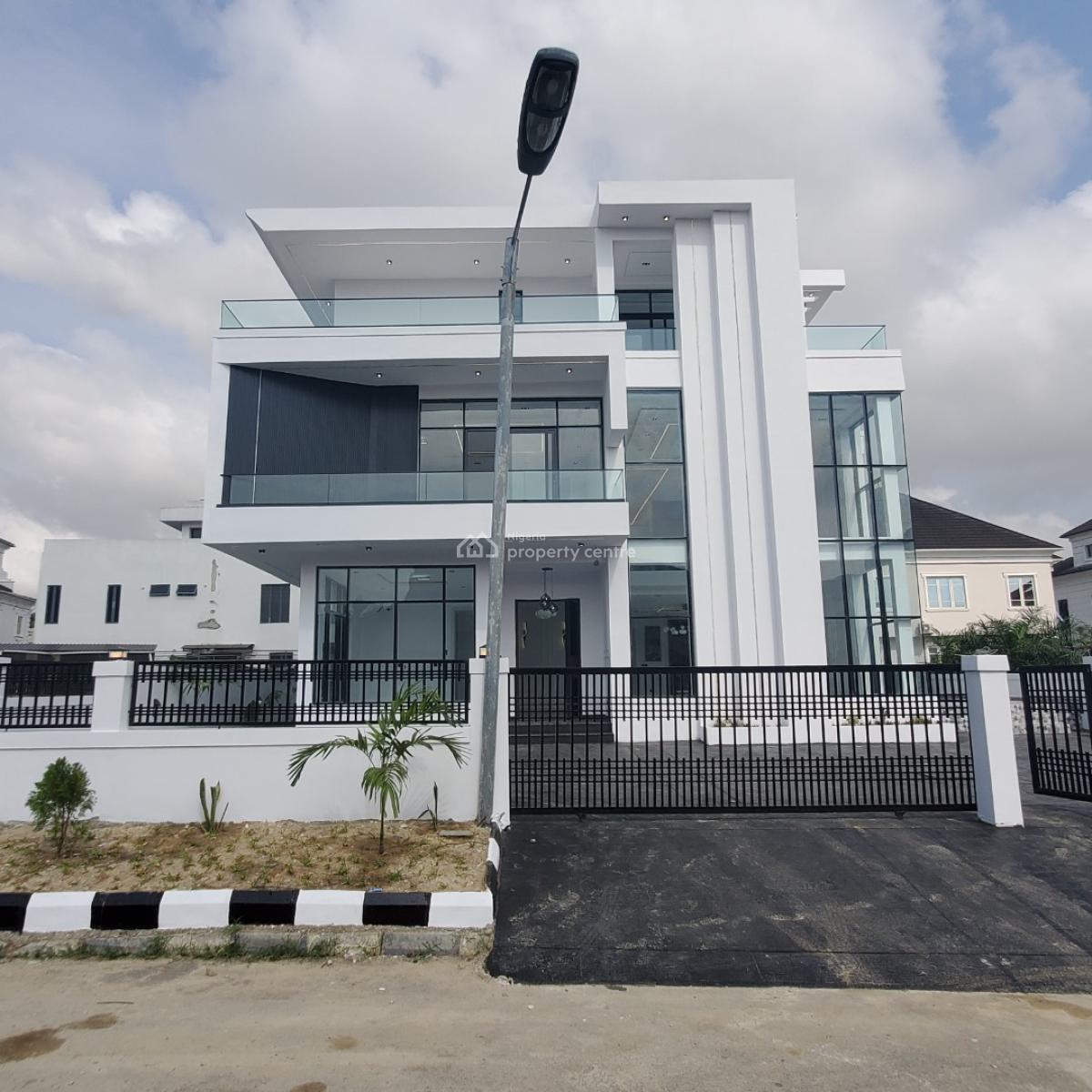 Magnificent 5 Bedroom Duplex with a Bq,pool,cinema, Vgc, Lekki, Lagos, House for Sale