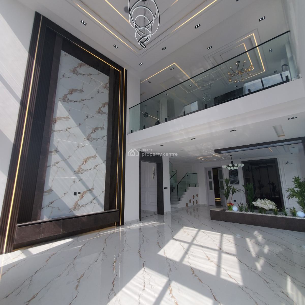 Magnificent 5 Bedroom Duplex with a Bq,pool,cinema, Vgc, Lekki, Lagos, House for Sale