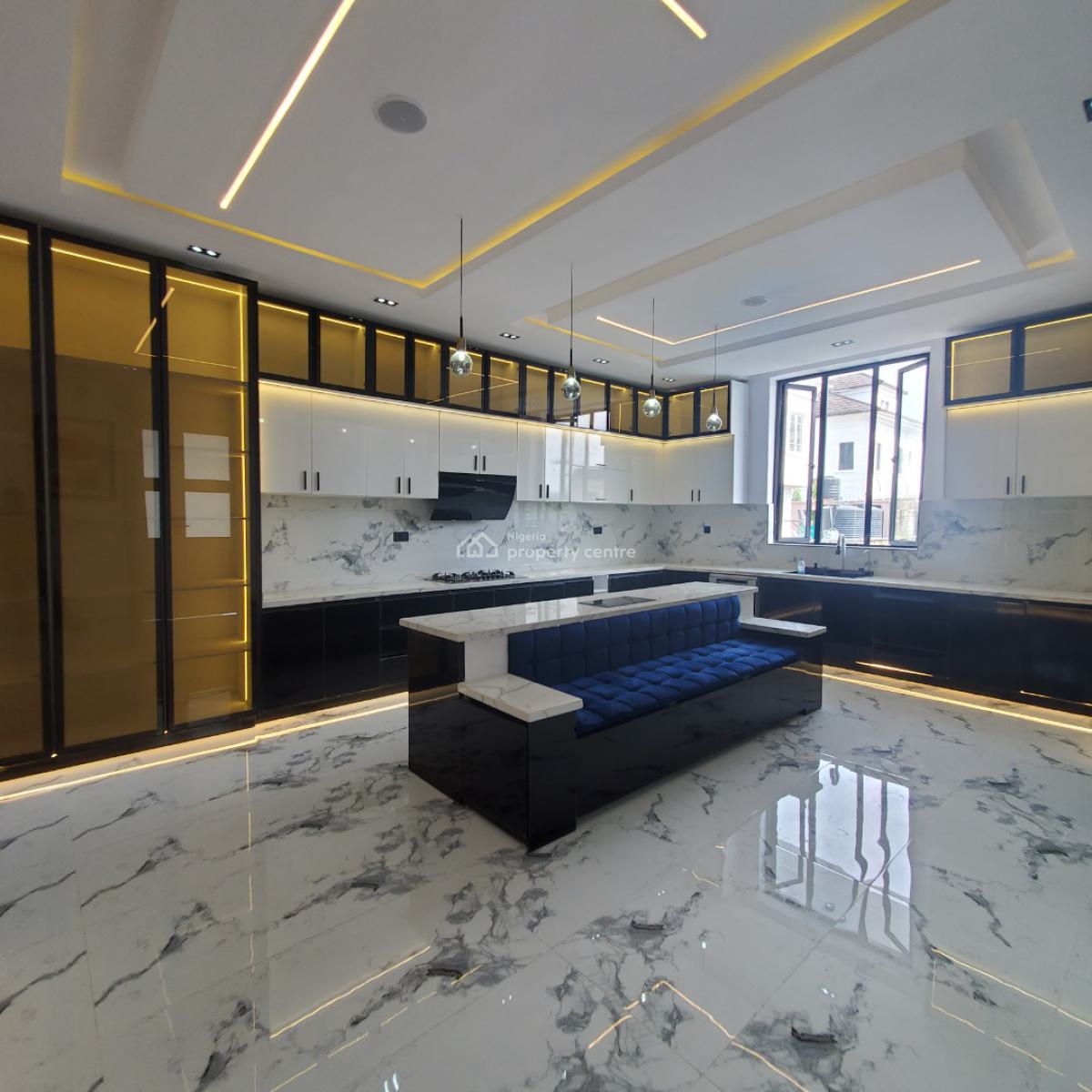 Magnificent 5 Bedroom Duplex with a Bq,pool,cinema, Vgc, Lekki, Lagos, House for Sale