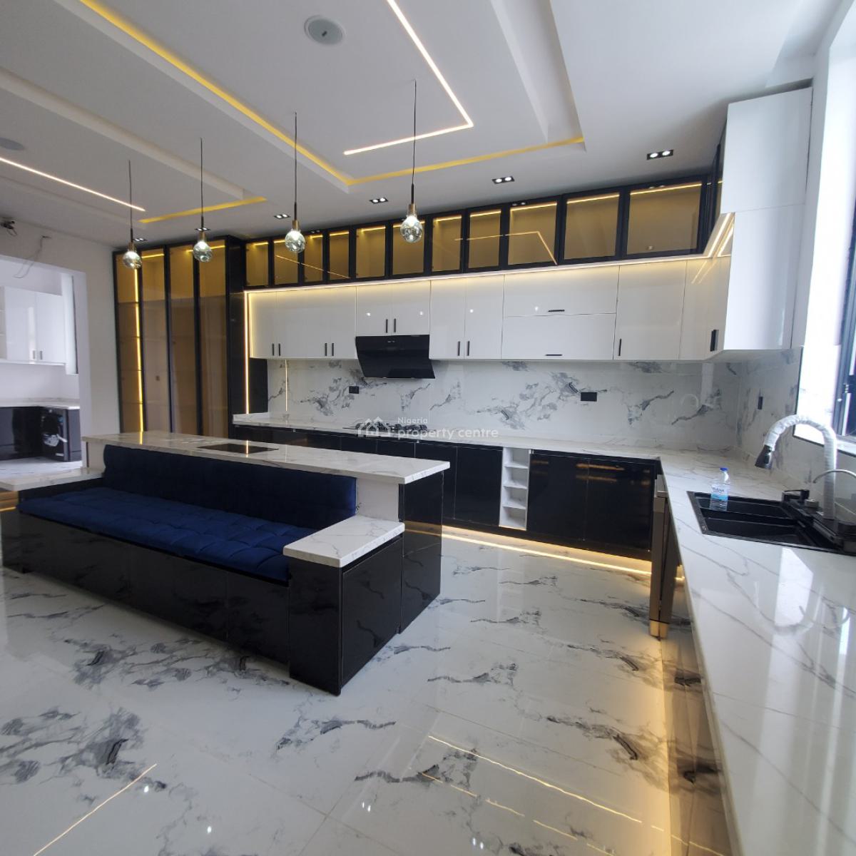 Magnificent 5 Bedroom Duplex with a Bq,pool,cinema, Vgc, Lekki, Lagos, House for Sale