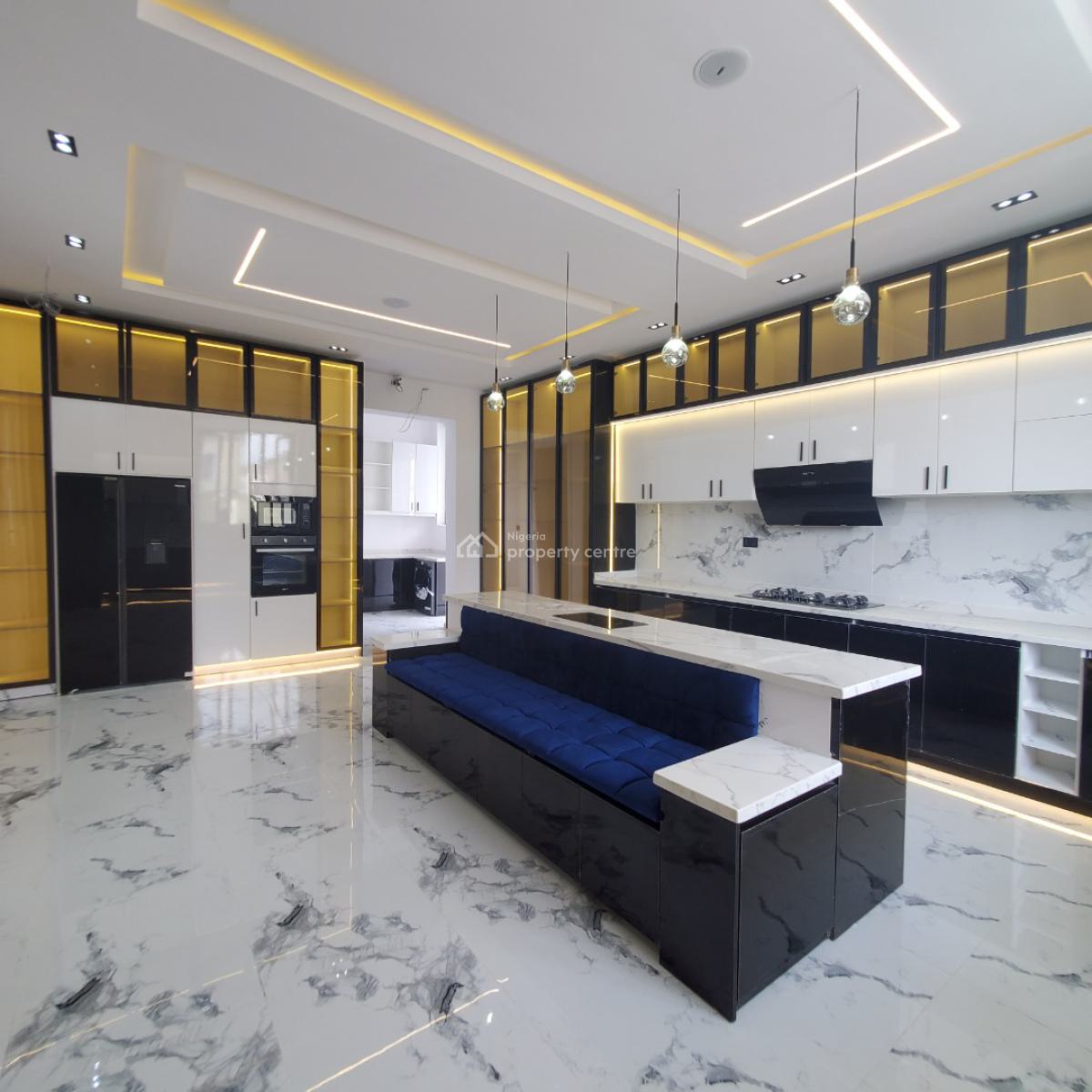 Magnificent 5 Bedroom Duplex with a Bq,pool,cinema, Vgc, Lekki, Lagos, House for Sale