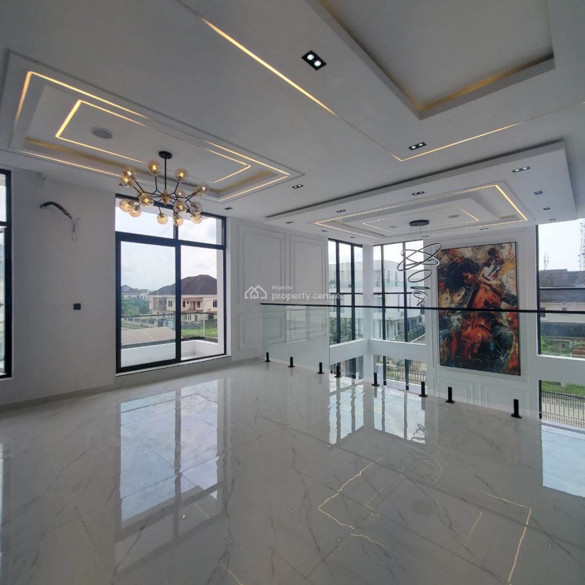 Magnificent 5 Bedroom Duplex with a Bq,pool,cinema, Vgc, Lekki, Lagos, House for Sale