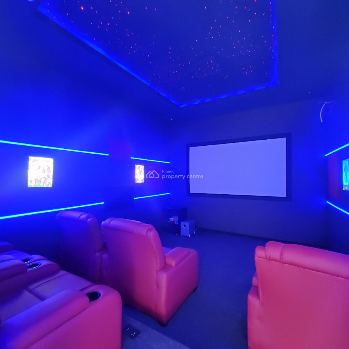 Magnificent 5 Bedroom Duplex with a Bq,pool,cinema, Vgc, Lekki, Lagos, House for Sale