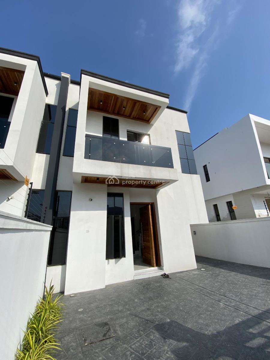 Clean 4 Bedroom Semi Detached Duplex with Bq, Chevron, Lekki, Lagos, Semi-detached Duplex for Rent