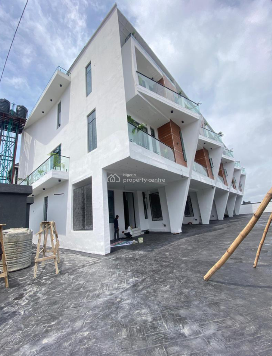 4 Bedroom Terrace Duplex with Bq, Ikate, Lekki, Lagos, Terraced Duplex for Rent