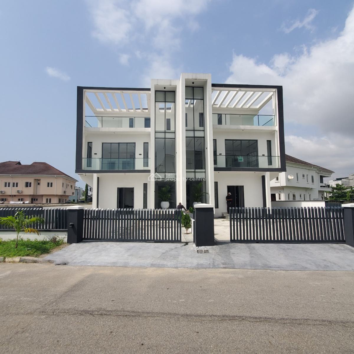 Exquisite 4 Bedroom Duplex with a Bq and a Pool, Cinema, Vgc, Lekki, Lagos, House for Sale