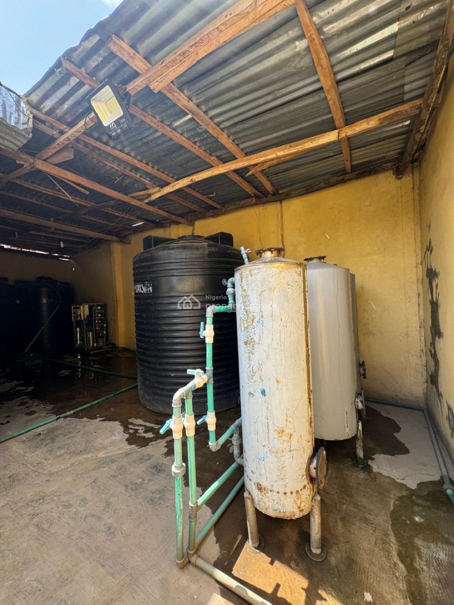 Functioning Pure Water Factory, Orogun, Off Ojoo Road, Ibadan, Oyo, Factory for Sale