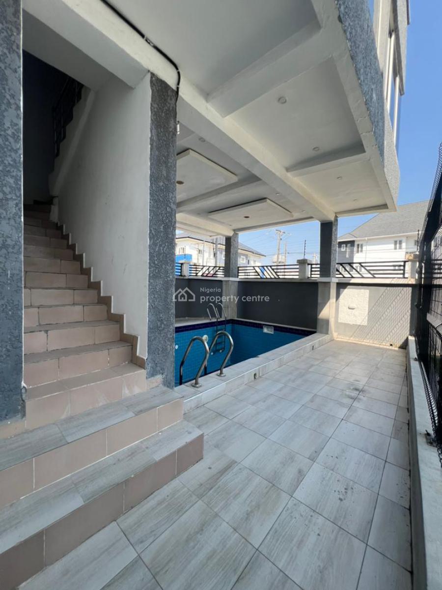 Fully Serviced Brand New 4 Bedroom Terrace Duplex with Pool, Ikate, Lekki, Lagos, Terraced Duplex for Rent