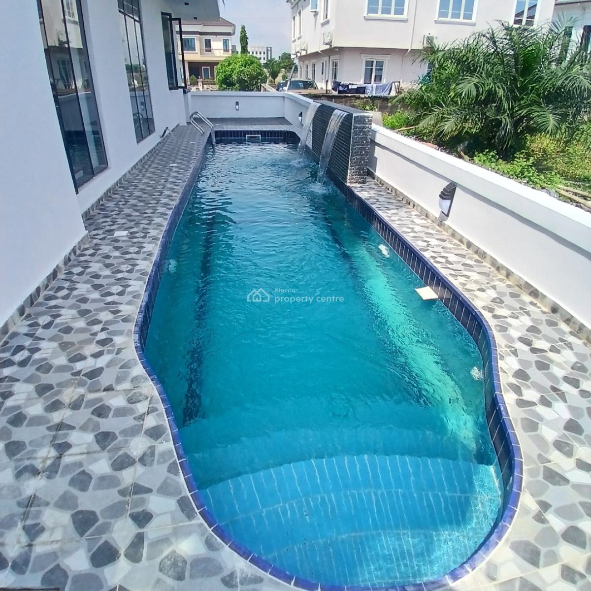 Massive 5 Bedroom Detached Duplex with Swimming Pool, Bq  on 600+sqm, Vgc, Lekki, Lagos, Detached Duplex for Sale