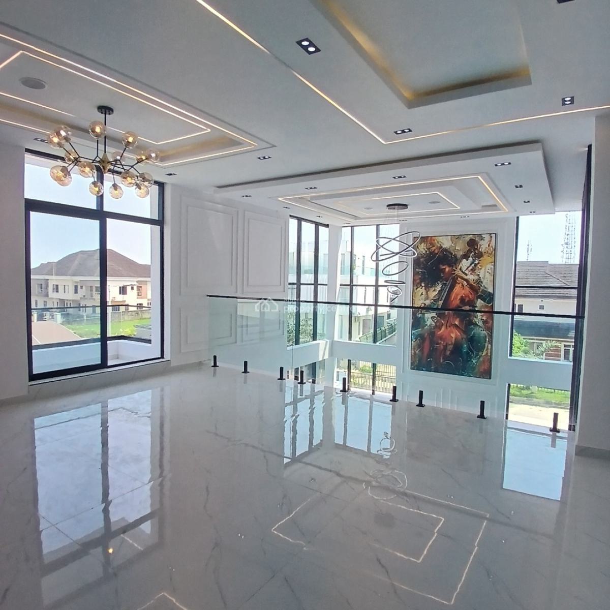 Massive 5 Bedroom Detached Duplex with Swimming Pool, Bq  on 600+sqm, Vgc, Lekki, Lagos, Detached Duplex for Sale