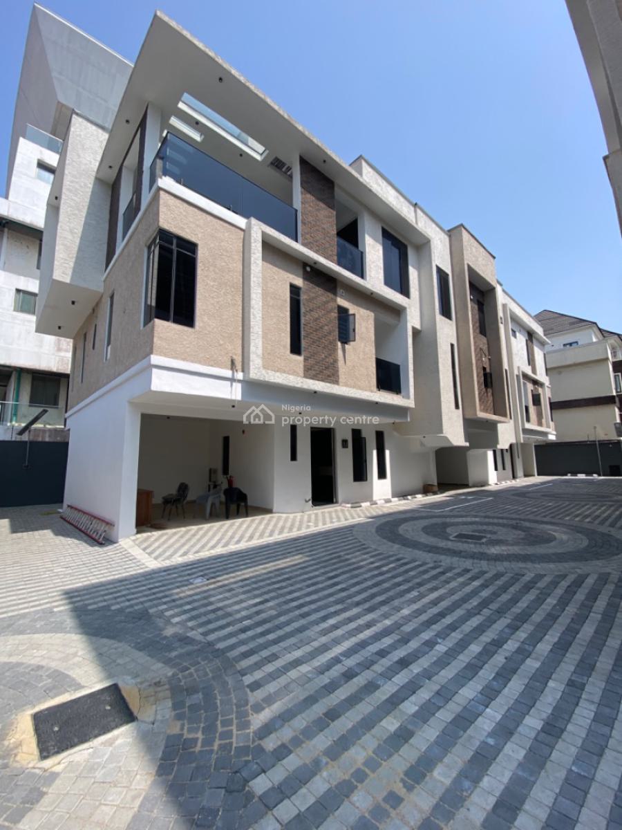 4 Bedroom Terrace Duplex with Bq, Ikate, Lekki, Lagos, Terraced Duplex for Sale