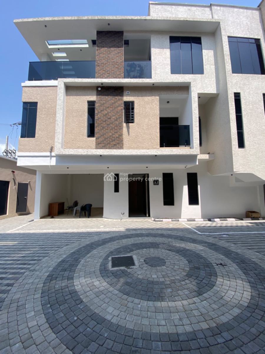 4 Bedroom Terrace Duplex with Bq, Ikate, Lekki, Lagos, Terraced Duplex for Sale
