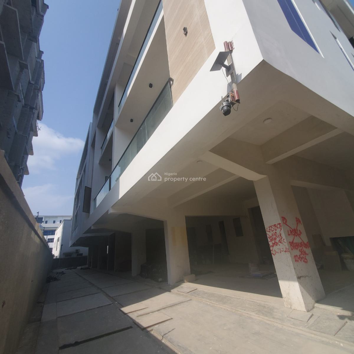 Magnificent 4bedroom Terrace Duplex with Bq,gym, Lekki Phase 1, Lekki, Lagos, House for Sale