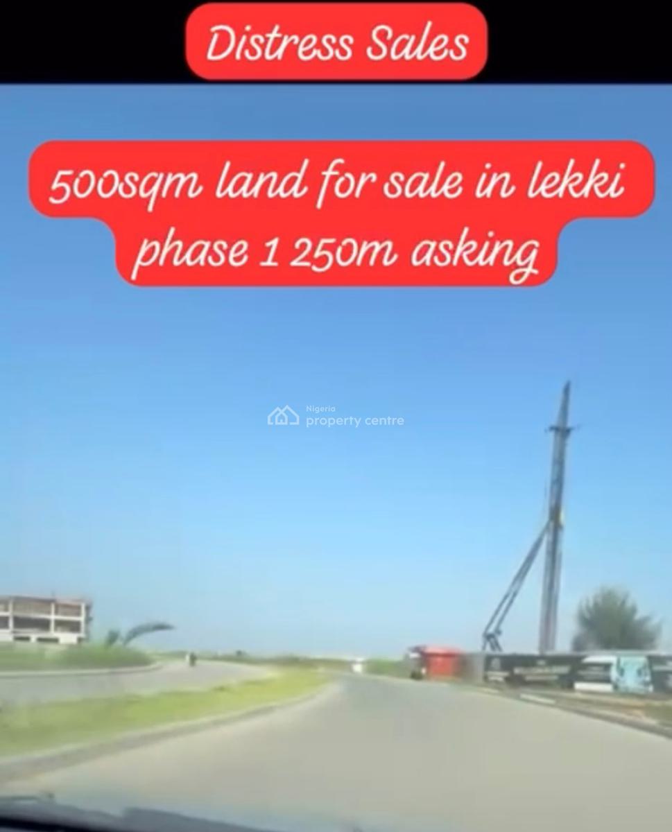 Distress Sal on 500.sqm Lekki in Lekki Phase 1, in a Luxury Secure Estate, Lekki Phase 1, Lekki, Lagos, Residential Land for Sale