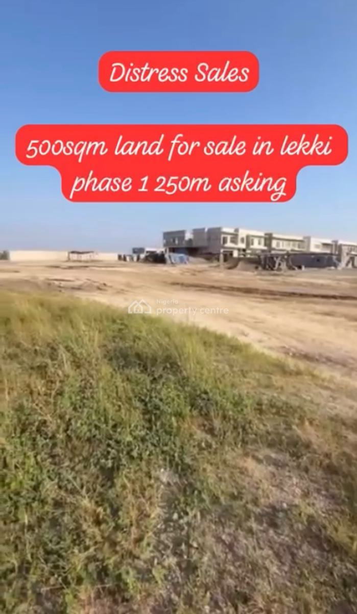 Distress Sal on 500.sqm Lekki in Lekki Phase 1, in a Luxury Secure Estate, Lekki Phase 1, Lekki, Lagos, Residential Land for Sale