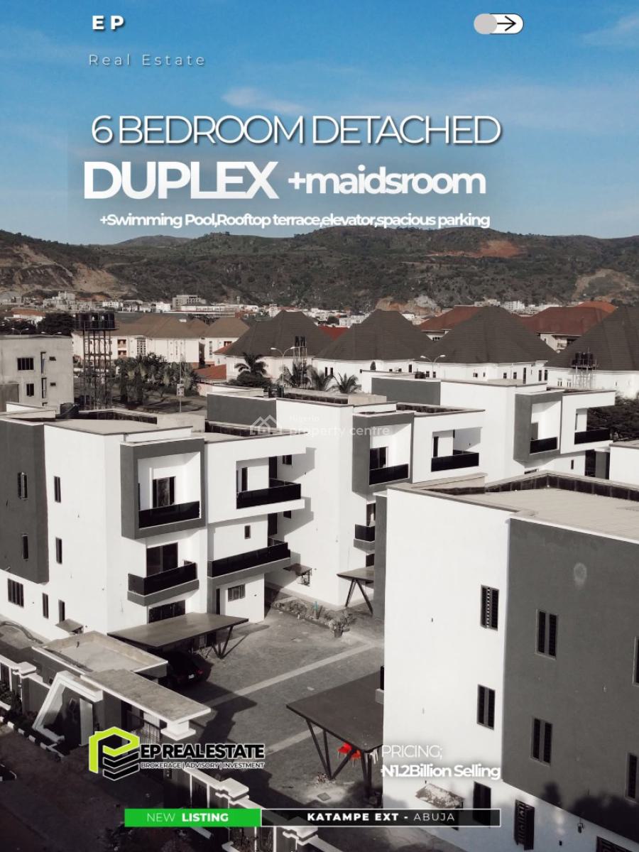 6 Bedrooms, Katampe Extension, Katampe, Abuja, House for Sale