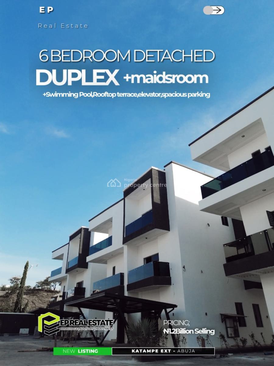 6 Bedrooms, Katampe Extension, Katampe, Abuja, House for Sale