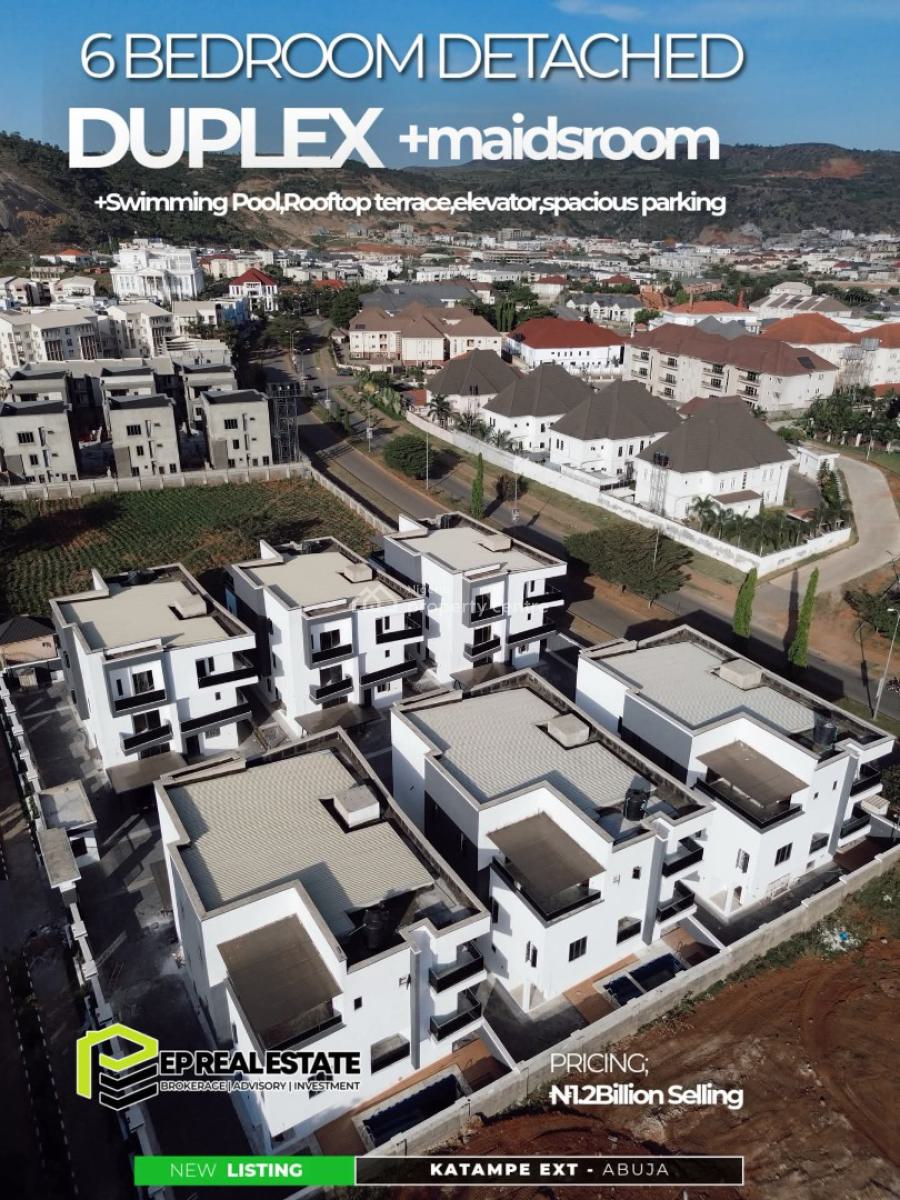 6 Bedrooms, Katampe Extension, Katampe, Abuja, House for Sale