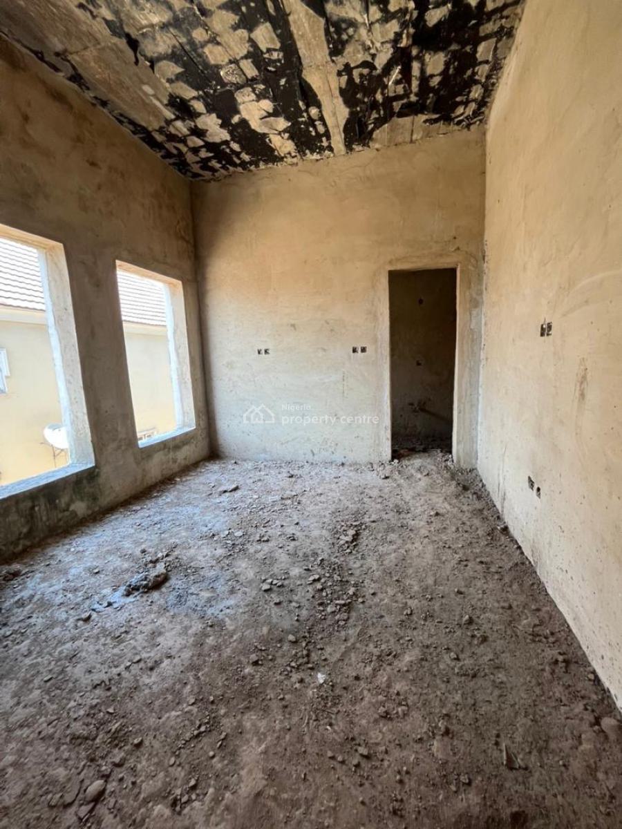 Standard 4 Bedroom Terrace with a Bq (carcass), Life Camp, Abuja, Terraced Duplex for Sale