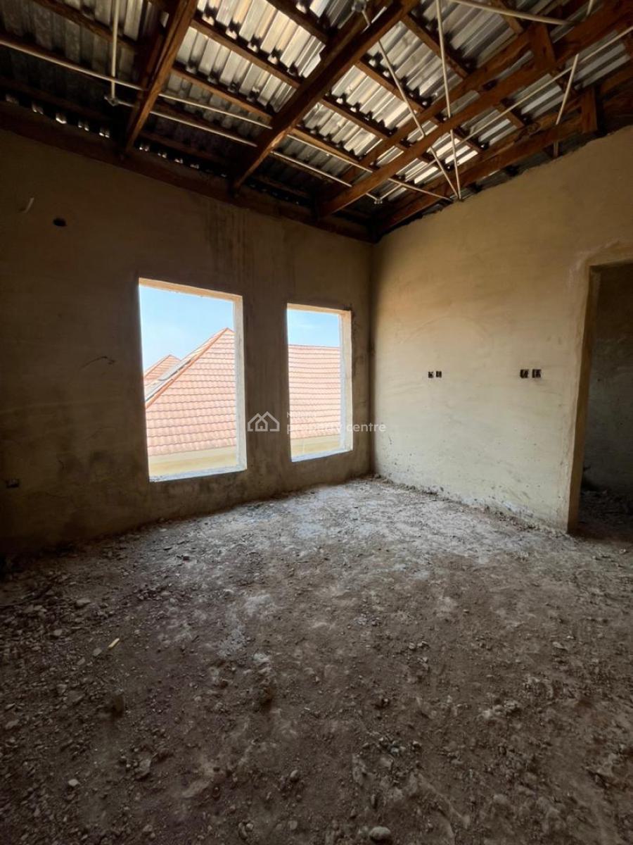 Standard 4 Bedroom Terrace with a Bq (carcass), Life Camp, Abuja, Terraced Duplex for Sale