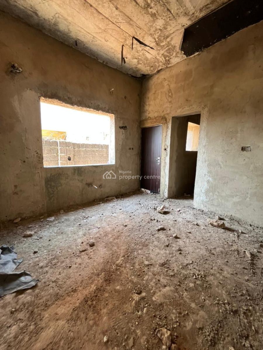 Standard 4 Bedroom Terrace with a Bq (carcass), Life Camp, Abuja, Terraced Duplex for Sale