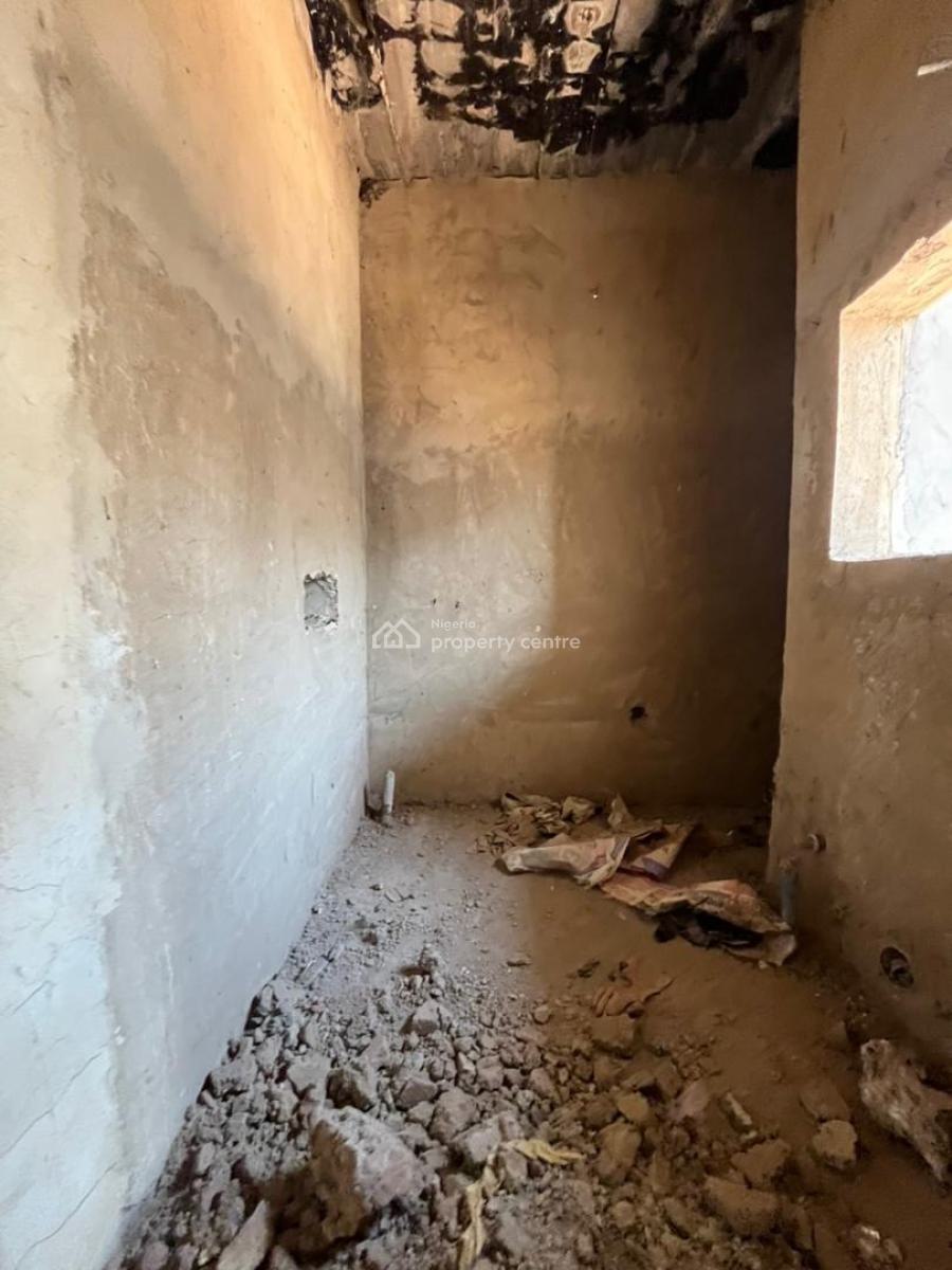 Standard 4 Bedroom Terrace with a Bq (carcass), Life Camp, Abuja, Terraced Duplex for Sale