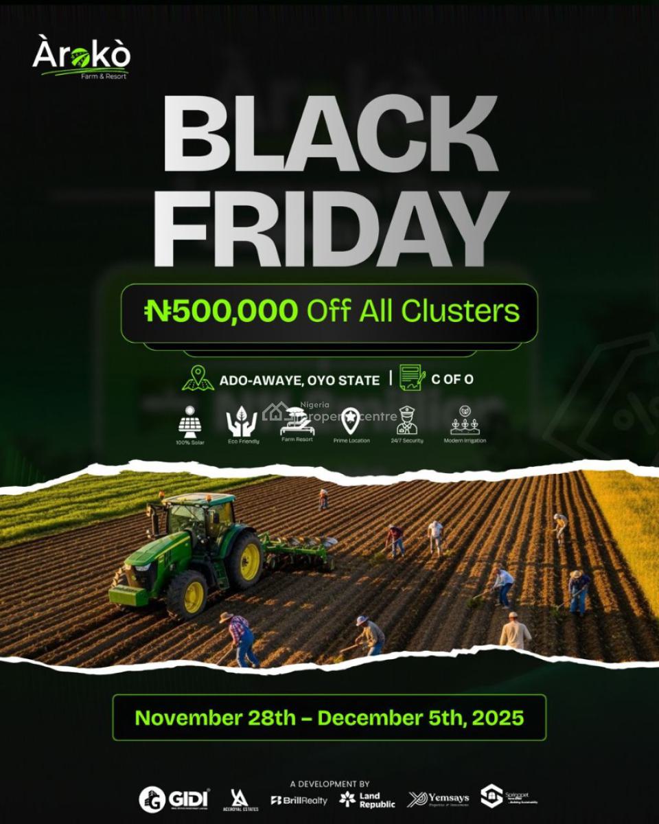 Ranch, Cashew, Cash Crop, Palm Tree, Cocoa, Livestock Farm and Resort, Aroko Farm and Resort, Ado Awaye, Ido, Oyo, Mixed-use Land for Sale