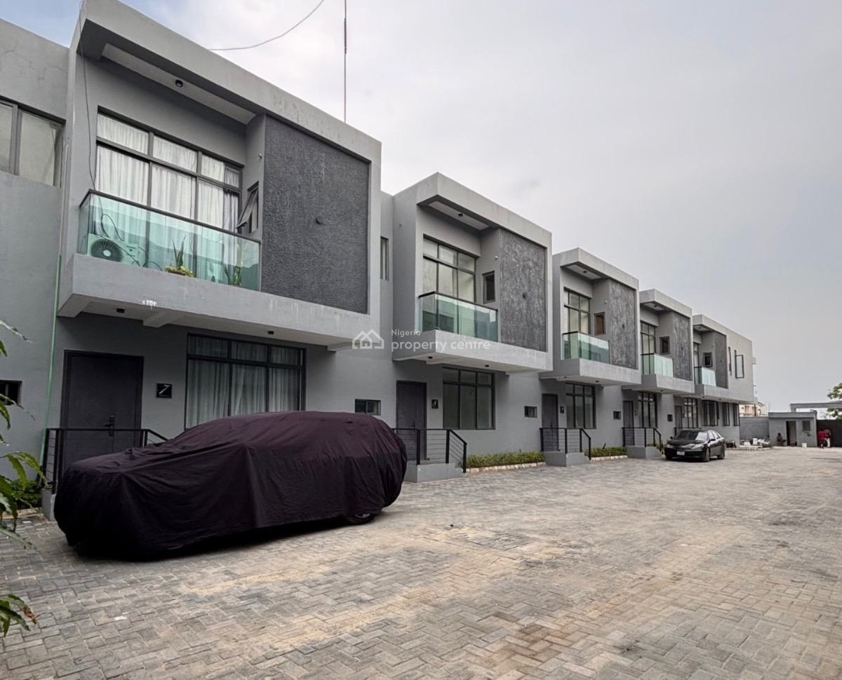 Lovely 4 Bedroom Terrace Duplex with Bq, New Road, Lekki, Lagos, Terraced Duplex for Rent