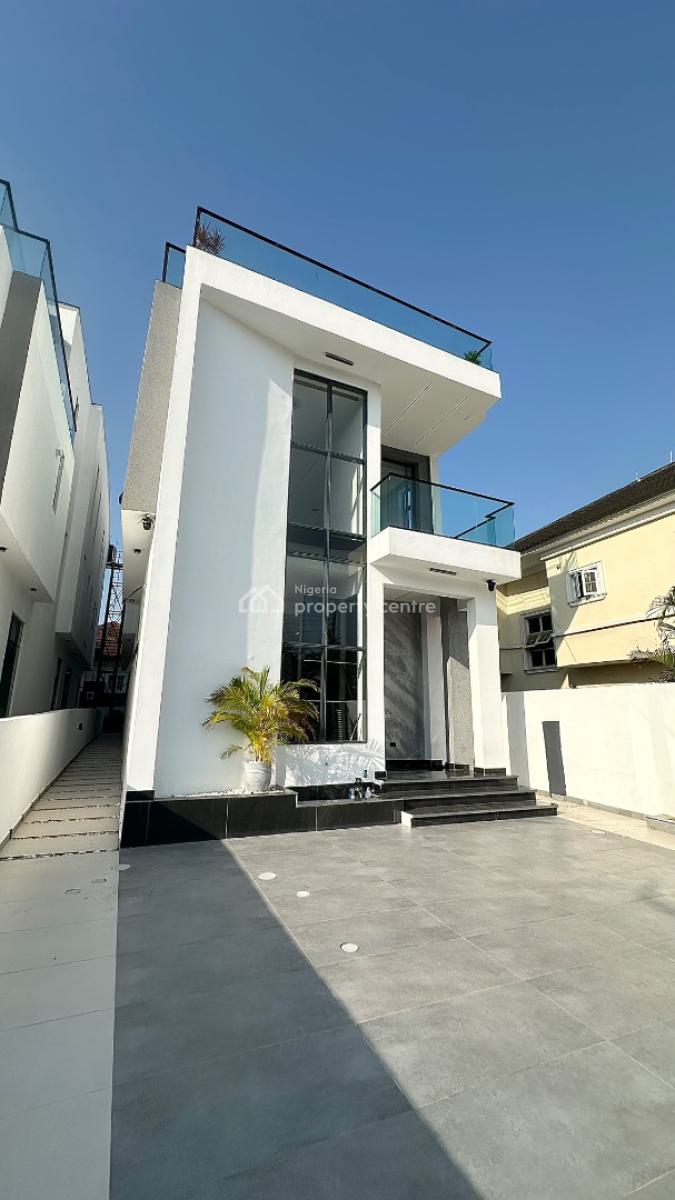 Sharp, Automated Detached  5 Bdr 2 Story Duplex + Bq  + Gym + Pool, Chevron Drive Main, Lekki Phase 2, Lekki, Lagos, Detached Duplex for Sale