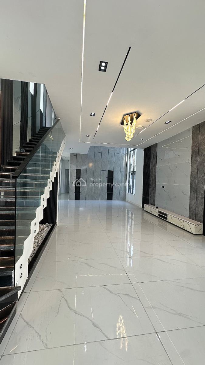 Sharp, Automated Detached  5 Bdr 2 Story Duplex + Bq  + Gym + Pool, Chevron Drive Main, Lekki Phase 2, Lekki, Lagos, Detached Duplex for Sale