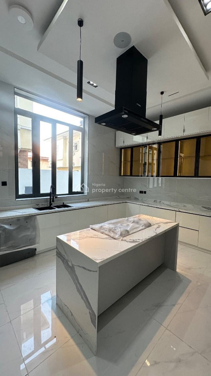 Sharp, Automated Detached  5 Bdr 2 Story Duplex + Bq  + Gym + Pool, Chevron Drive Main, Lekki Phase 2, Lekki, Lagos, Detached Duplex for Sale
