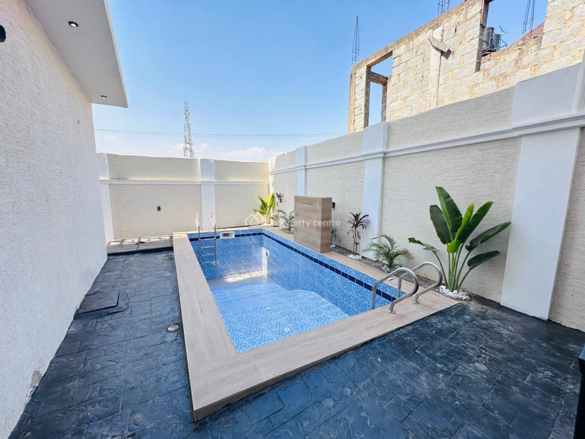 Brand New 4 Bedrooms Detached Duplex with Bq and Swimming Pool, Close to Ebeano Supermarket, Lokogoma District, Abuja, Detached Duplex for Sale