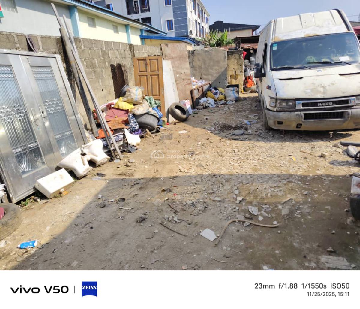 One Plot of Dry, Fully Fenced and Gated Land(678 Square Metres), Off Community Road, Okota, Isolo, Lagos, Land for Sale