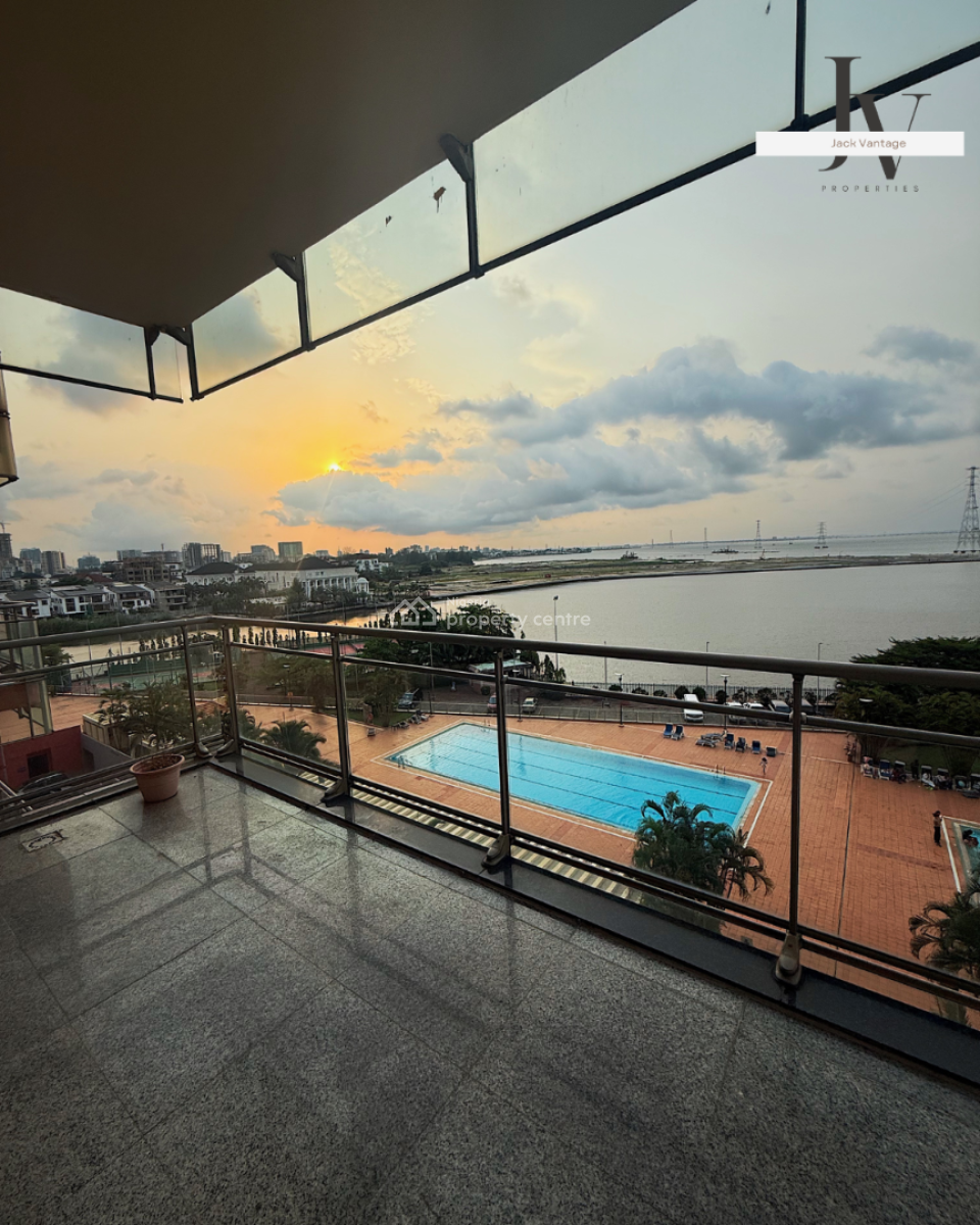 Premium 3-bed Waterfront Apartment + Bq --- Banana Island, Banana Island, Ikoyi, Lagos, Flat / Apartment for Rent