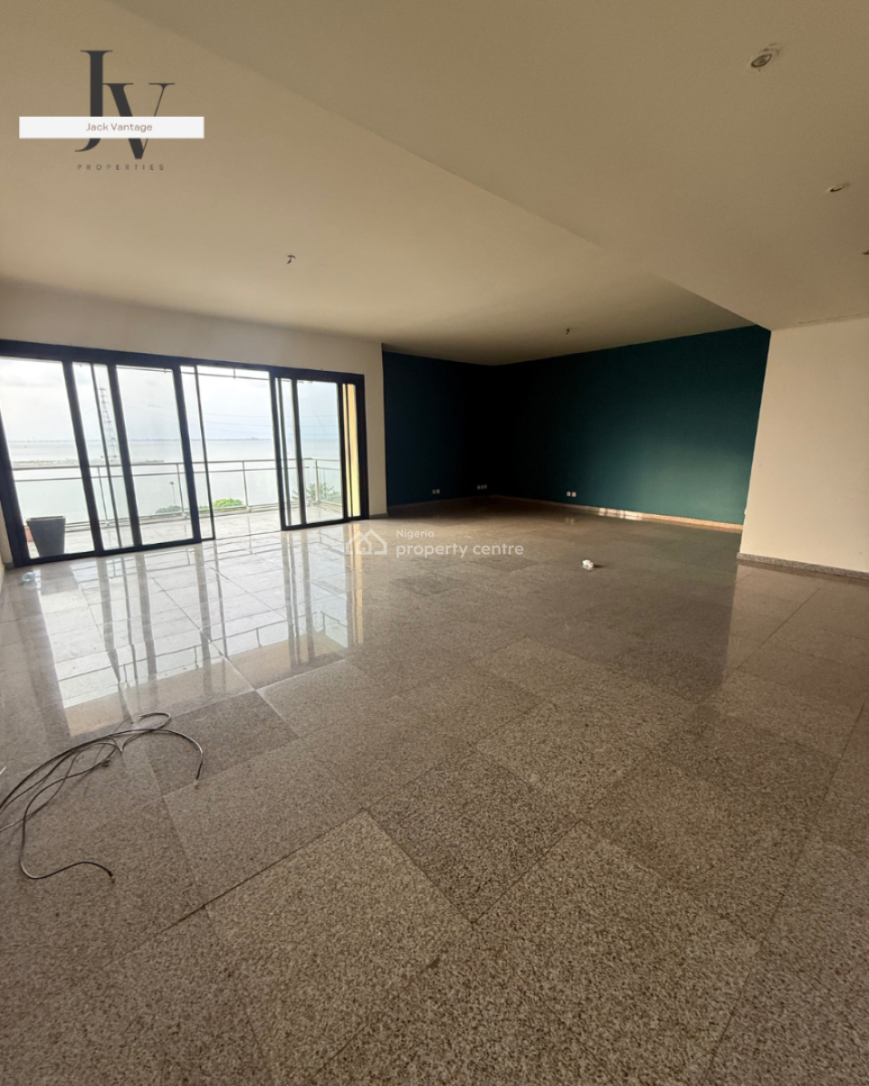 Premium 3-bed Waterfront Apartment + Bq --- Banana Island, Banana Island, Ikoyi, Lagos, Flat / Apartment for Rent