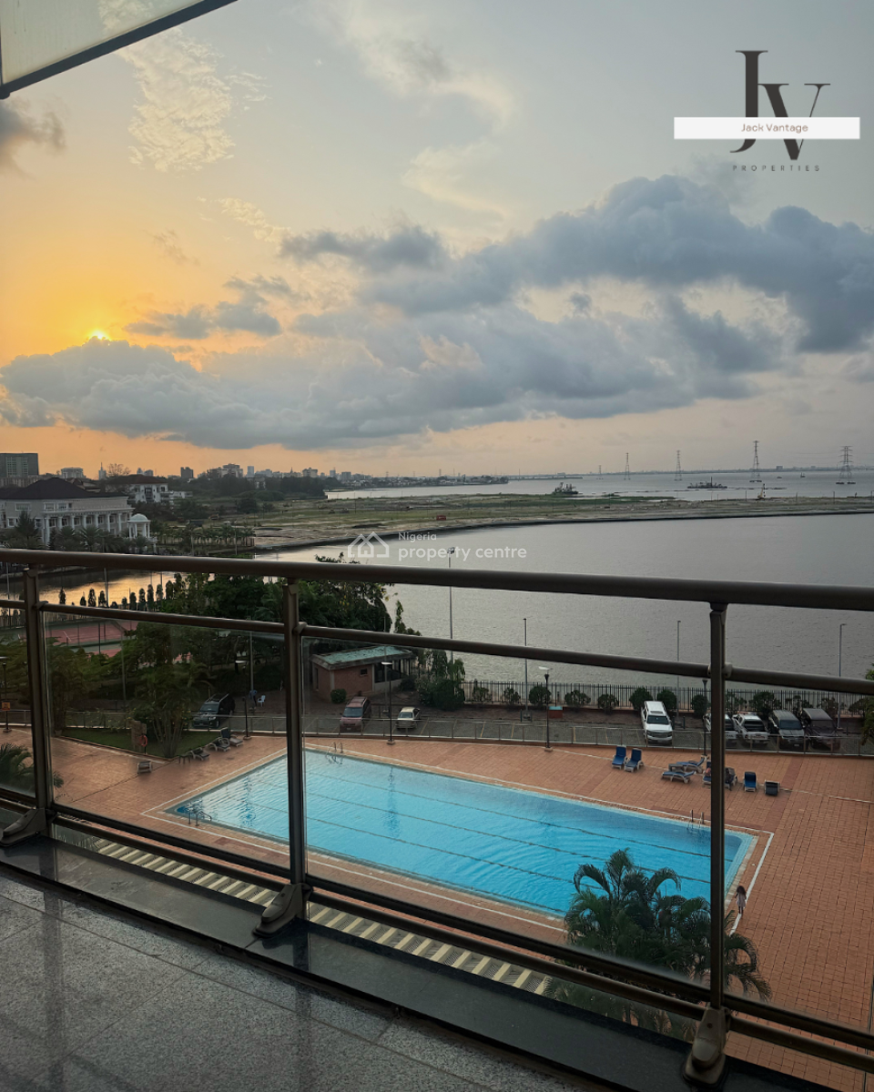 Premium 3-bed Waterfront Apartment + Bq --- Banana Island, Banana Island, Ikoyi, Lagos, Flat / Apartment for Rent