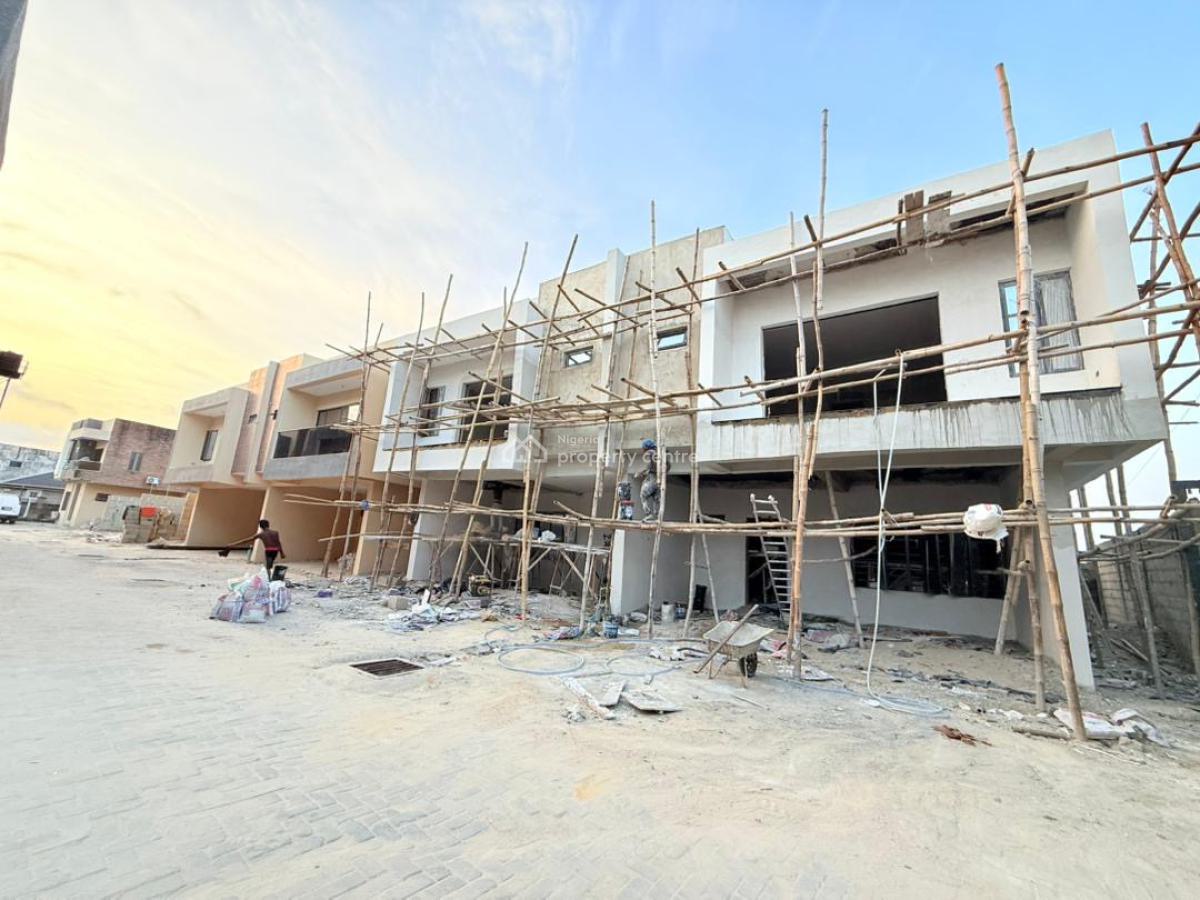 3bedroom Semi Detached with Bq, Sangotedo, Ajah, Lagos, Semi-detached Duplex for Sale