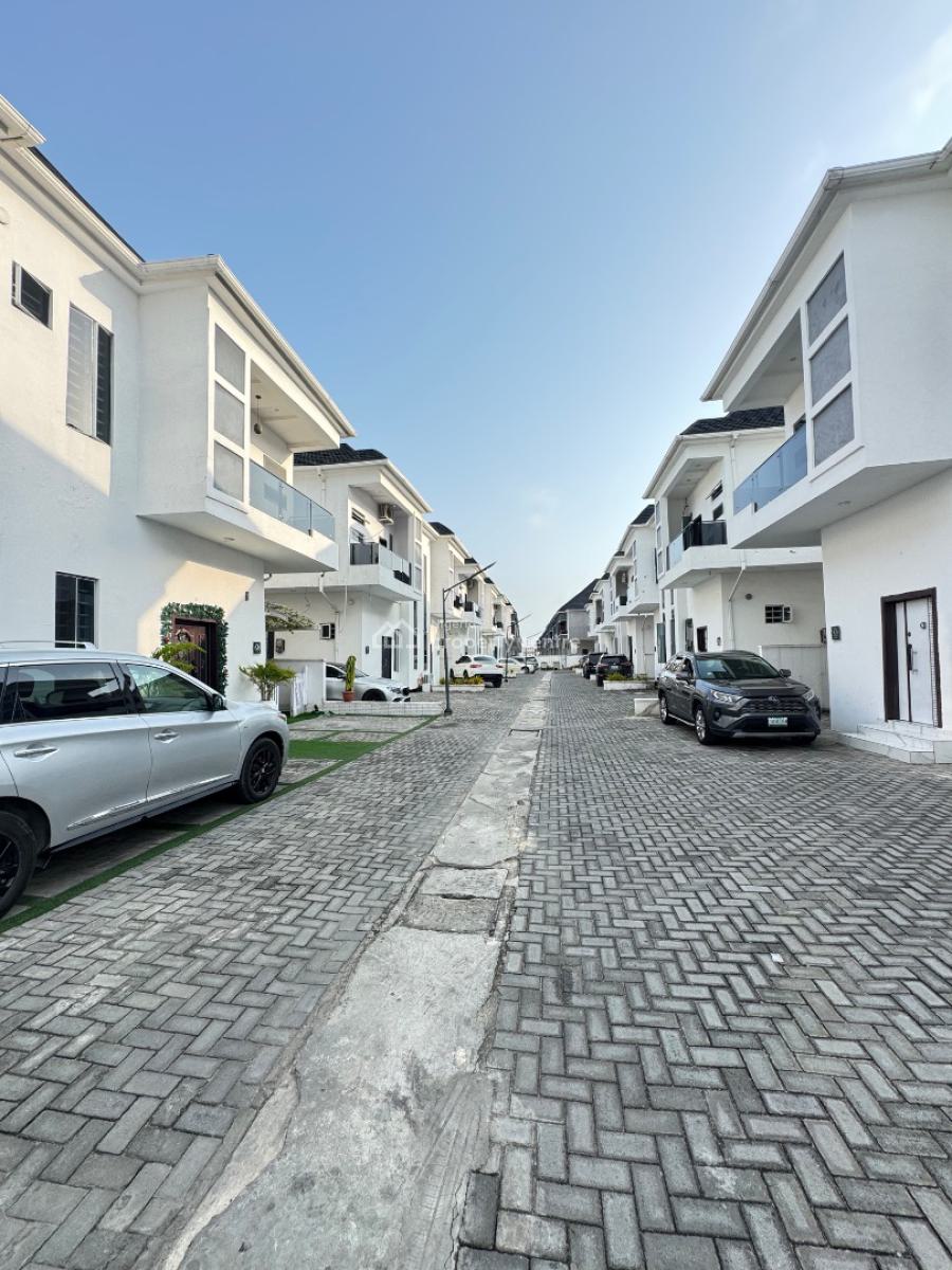Nice Luxurious 4 Bedroom Duplex Semi Detached with Bq, Orchhd Road. Lekki Lekki, Lekki, Lagos, Semi-detached Duplex for Rent
