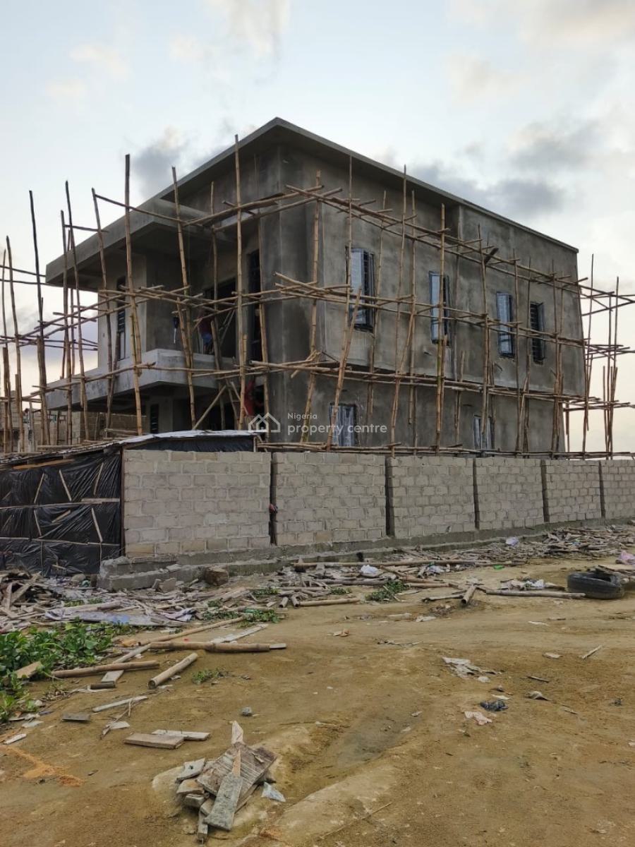 Brand New 4 Bedroom Fully Detached Duplex with Bq for Distress, Lekki Palm City/captain Court Estate, Ajah, Lagos, Detached Duplex for Sale