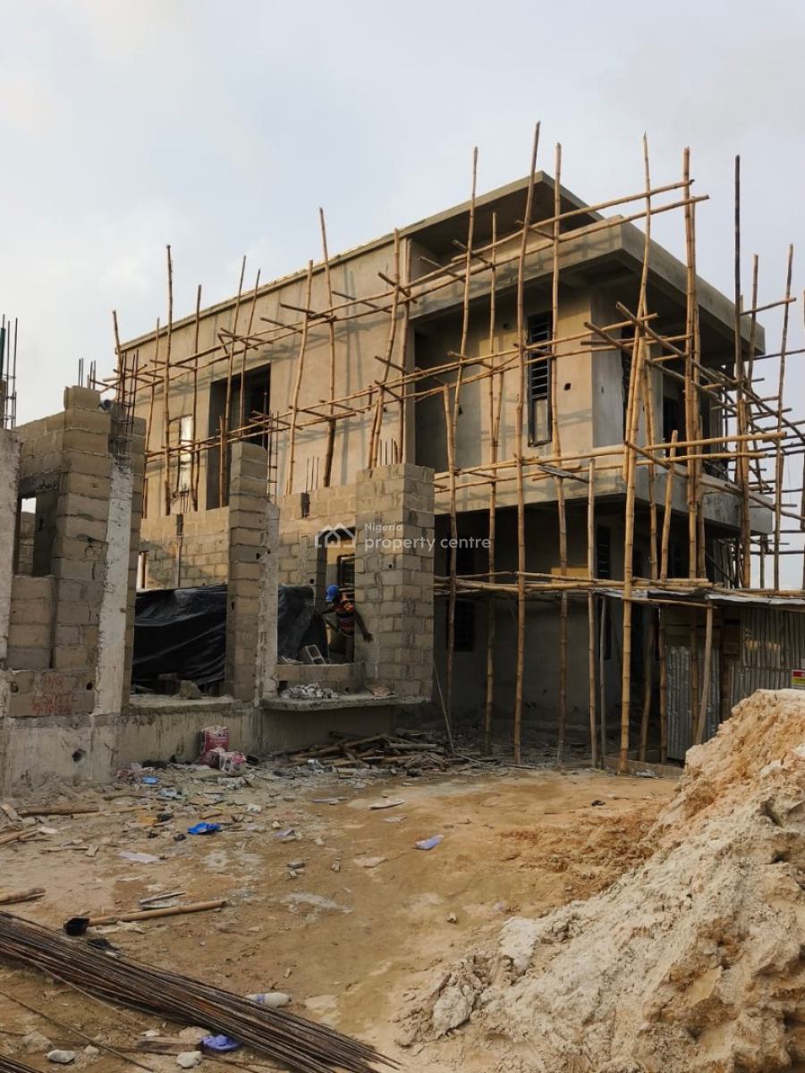 Brand New 4 Bedroom Fully Detached Duplex with Bq for Distress, Lekki Palm City/captain Court Estate, Ajah, Lagos, Detached Duplex for Sale