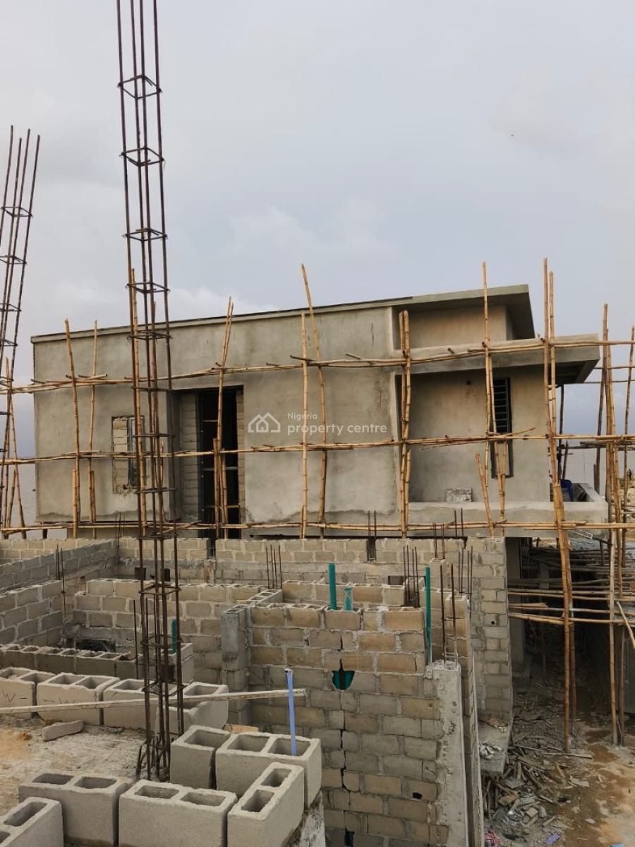 Brand New 4 Bedroom Fully Detached Duplex with Bq for Distress, Lekki Palm City/captain Court Estate, Ajah, Lagos, Detached Duplex for Sale