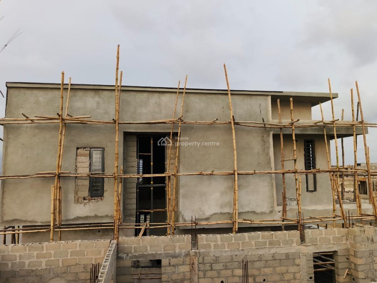 Brand New 4 Bedroom Fully Detached Duplex with Bq for Distress, Lekki Palm City/captain Court Estate, Ajah, Lagos, Detached Duplex for Sale