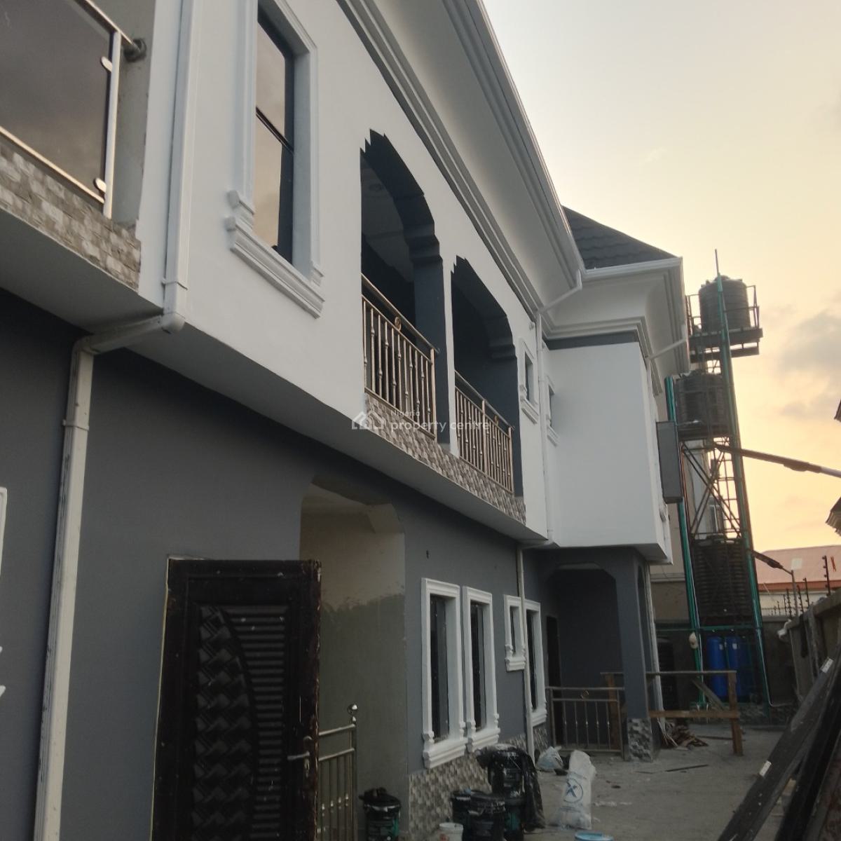 Newly Built Room & Parlour, 3 Tenants & 24 Hours Light, Hossana Estate, Ago Palace, Isolo, Lagos, Mini Flat (room and Parlour) for Rent