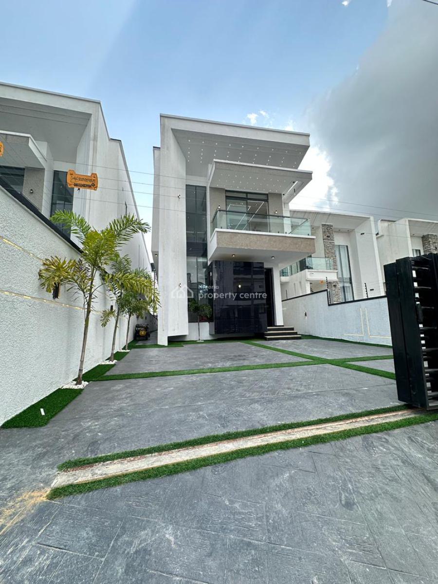 Exquisite Luxury Spacious 5 Bedroom Fully Detached Duplex with Bq, Ajah, Lagos, Detached Duplex for Sale