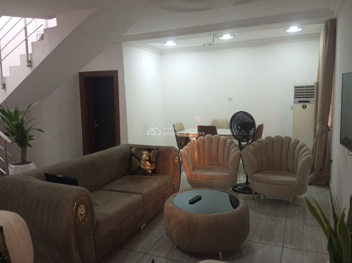 Fully Furnished 4bed Detached Duplex in a Mini and Secured Estate, Ilaje, Ajah, Lagos, Detached Duplex for Rent