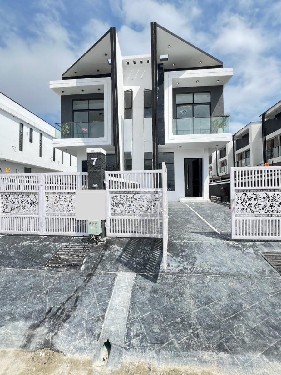 Well Built 4 Semi Detached Duplex with Bq in a Serene Environment, Ikota, Lekki, Lagos, Detached Duplex for Sale