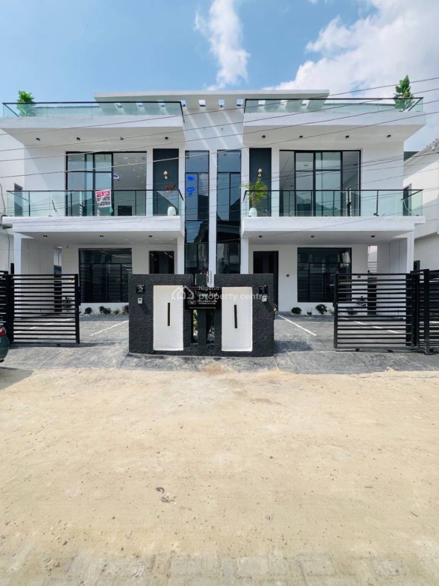 4 Bedroom Semi Detached Duplex+ Bq, Ikota, Lekki, Lagos, Semi-detached Duplex for Sale