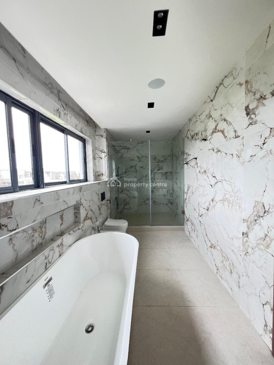 5 Bedroom Semi Detached with Pool, Cinema, Gym, Bq and a Rooftop, Cowrie Creek Estate, Ikate Elegushi, Lekki, Lagos, Semi-detached Duplex for Sale