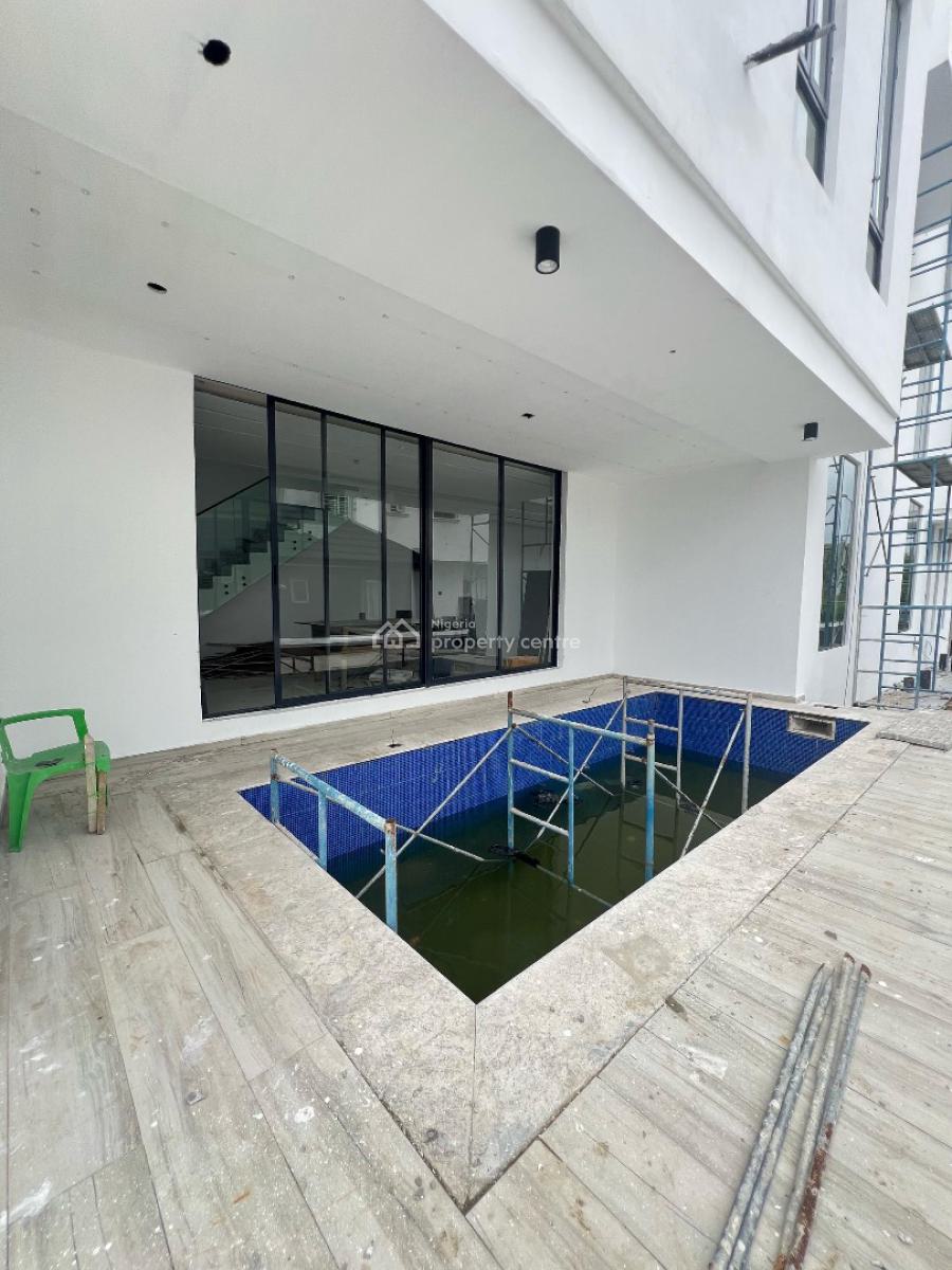 5 Bedroom Semi Detached with Pool, Cinema, Gym, Bq and a Rooftop, Ikate Elegushi, Lekki, Lagos, Semi-detached Duplex for Sale