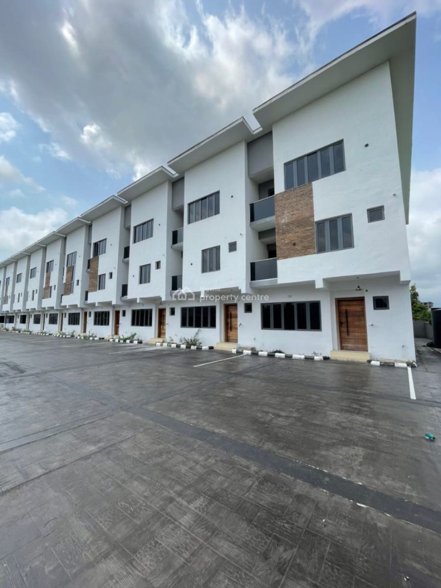 Stunning 4 Bedroom Terrace Duplex with Bq Pool, Lekki Phase 1, Lekki, Lagos, Terraced Duplex for Rent